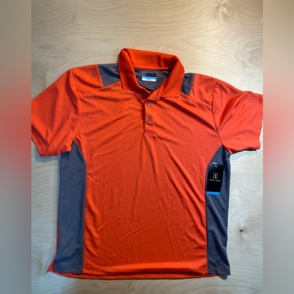 PGA Tour Air Flux Polo Shirt XL (GR)